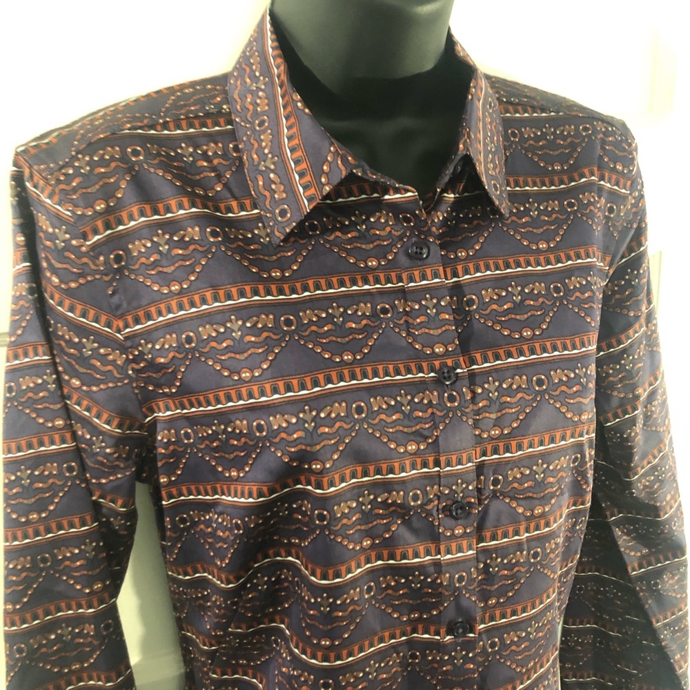 NWT Brooks Brothers Abstract Women’s Fitted Size 6